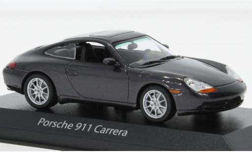 Modelauto Porsche 911 Base metallic paars 1998 1/43 Maxichamps