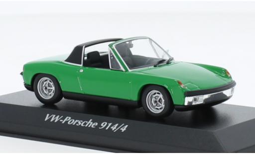 Modelauto Porsche 914 Base /4 groen 1972 1/43 Maxichamps