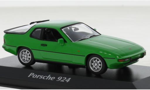 Modelauto Porsche 924 Base groen 1984 1/43 Maxichamps