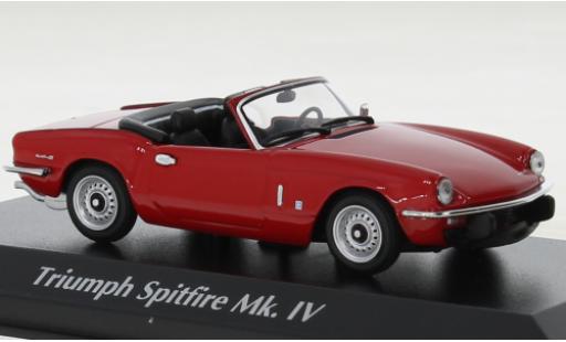 Modelauto Triumph Spitfire 1972 MK IV rood 1/43 Maxichamps