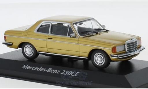 Modelauto Mercedes 230 Coupe CE (W123) gold 1976 1/43 Maxichamps