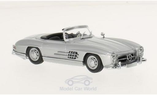Modelauto Mercedes 300 Roadster SL (W198 II) grijs 1955 1/43 Maxichamps