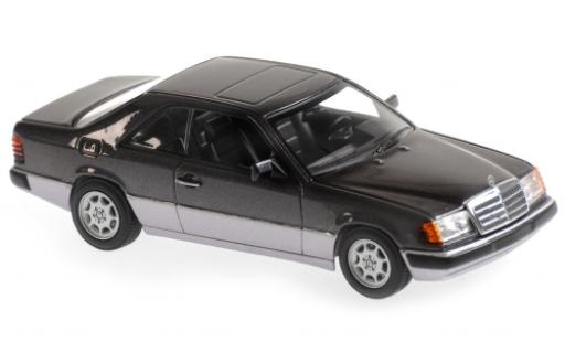 Modelauto Mercedes Classe E Coupe 320 CE-24 (C124) metallic grijs 1991 1/43 Maxichamps