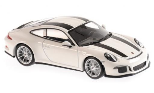Modelauto Porsche 911 R wit/zwart 2016 1/43 Maxichamps
