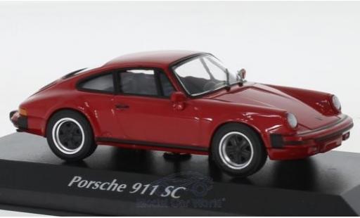 Modelauto Porsche 911 SC rood 1979 1/43 Maxichamps
