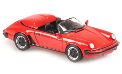 Modelauto Porsche 911 Speedster rood 1988 1/43 Maxichamps