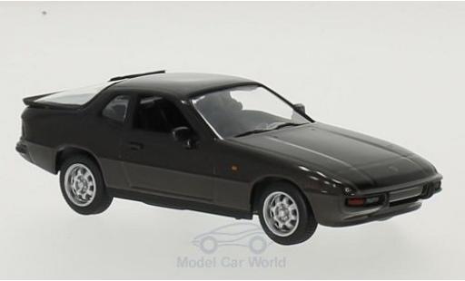 Modelauto Porsche 924 Base metallic bruin 1984 1/43 Maxichamps