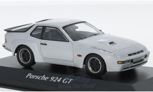 Modelauto Porsche 924 Base Carrera GT grijs 1981 1/43 Maxichamps