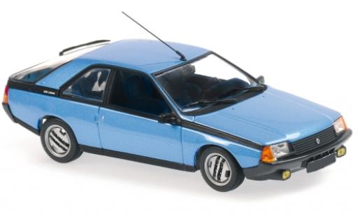 Modelauto Renault Fuego Base metallic blauw 1984 1/43 Maxichamps