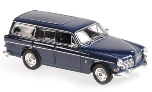 Modelauto Volvo 121 Break Amazon Stationwagen blauw 1966 1/43 Maxichamps