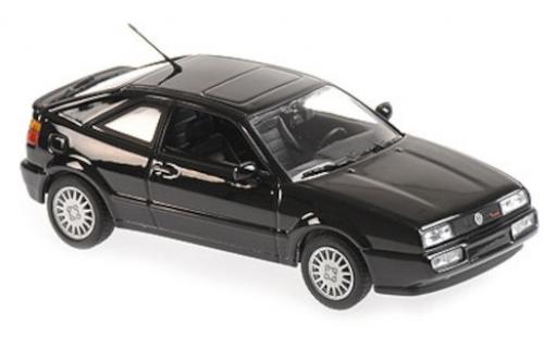 Modelauto Volkswagen Corrado G60 zwart 1990 1/43 Maxichamps