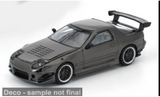 Modelauto Mazda RX7 RE-Amemiya (FC3S) antraciet 1/64 Pop Race