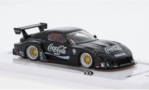 Modelauto Mazda RX7 LB Works (FD3S) - zwart 1/64 INNO64
