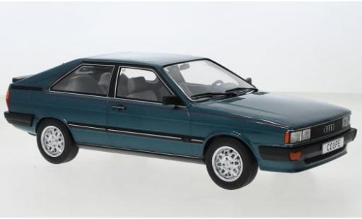 Modelauto Audi Coupe GT coupe metallic turquoise 1980 1/18 MCG