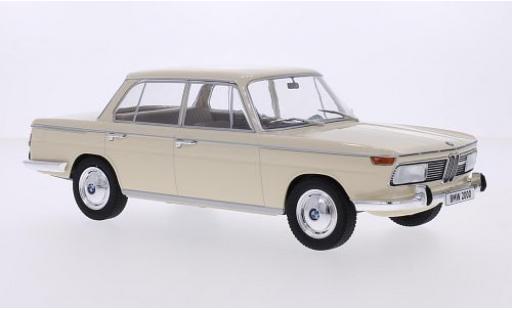 Modelauto Bmw 2000 ti tilux (Typ 120) beige 1966 les portes et capos ferm&Atilde;&copy; 1/18 MCG