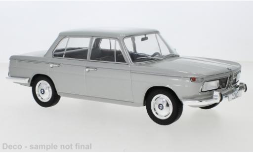 Modelauto Bmw 2000 a (Typ 121) grijs 1966 1/18 MCG