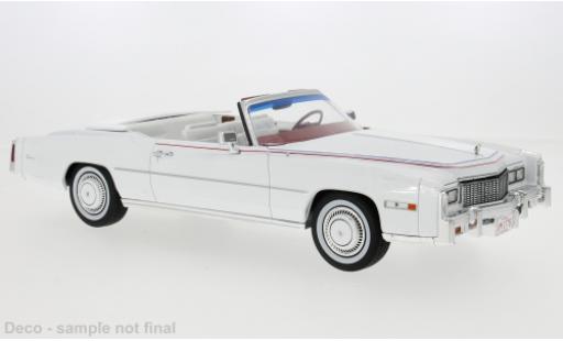 Modelauto Cadillac Eldorado Convertible Cabriolet wit 1976 1/18 MCG