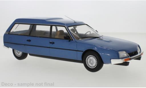 Modelauto Citroen CX Break Stationwagen metallic blauw 1976 1/18 MCG