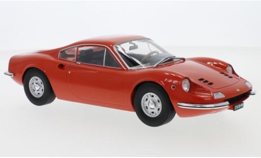 Modelauto Ferrari Dino GT 246 oranje 1969 1/18 MCG