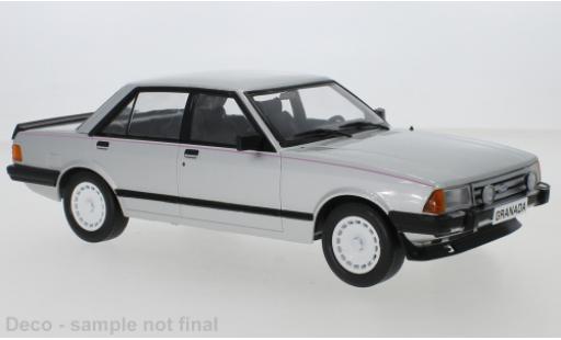 Modelauto Ford Granada Berlina MK II 2.8 Injection grijs 1981 exclusive Model Car World 1/18 MCG