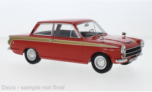 Modelauto Lotus Cortina MkI Ford MK I rood/gold 1966 1/18 MCG