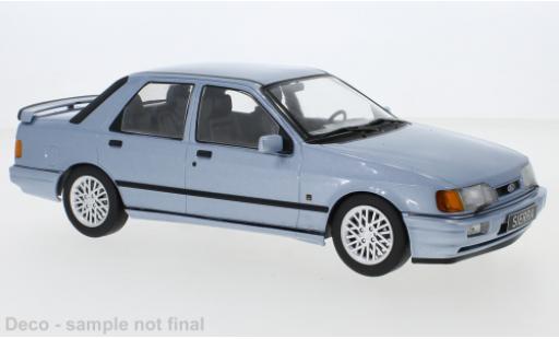 Modelauto Ford Sierra Cosworth RS metallic blauw 1988 1/18 MCG