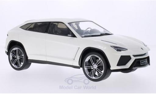 Modelauto Lamborghini Urus Concept metallic wit 2012 T&Atilde;&frac14;ren en Hauben gesloten 1/18 MCG