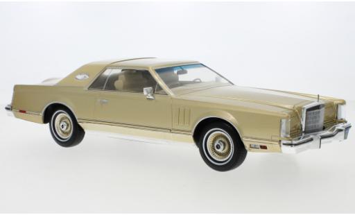 Modelauto Lincoln Continental 1978 Mark V gold 1/18 MCG