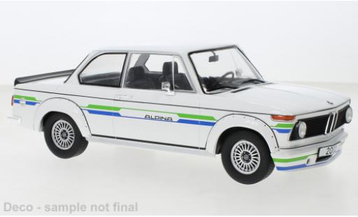 Modelauto Bmw 2002 alpina wit/D&Atilde;&copy;corer 1973 1/18 MCG