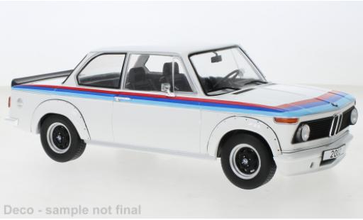 Modelauto Bmw 2002 Turbo wit/D&Atilde;&copy;corer 1973 1/18 MCG
