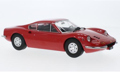 Modelauto Ferrari Dino GT 246 rood 1969 1/18 MCG