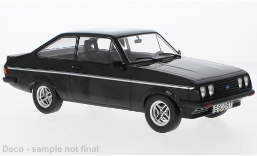 Modelauto Ford Escort RS 2000 MK II zwart 1977 1/18 MCG