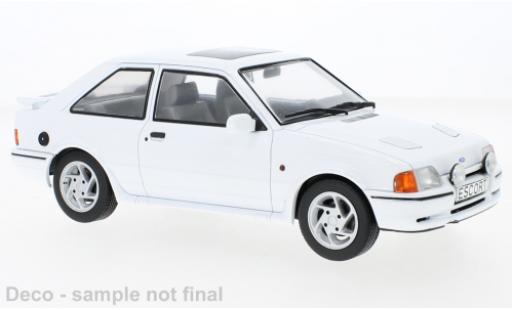Modelauto Ford Escort RS Turbo S2 wit 1990 1/18 MCG