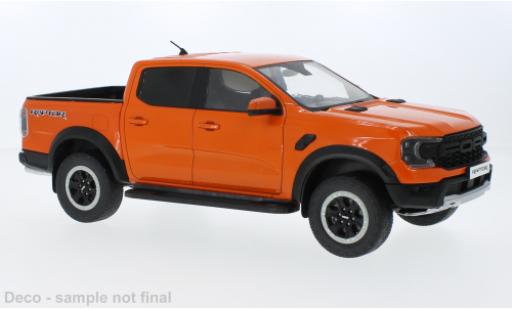 Modelauto Ford Ranger Raptor oranje 2023 1/18 MCG