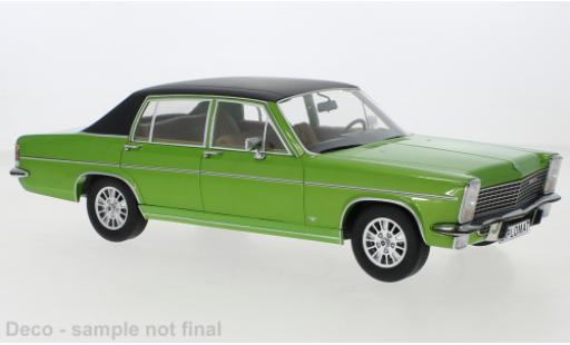 Modelauto Opel Diplomat B Base B metallic groen/mate-zwart 1972 1/18 MCG