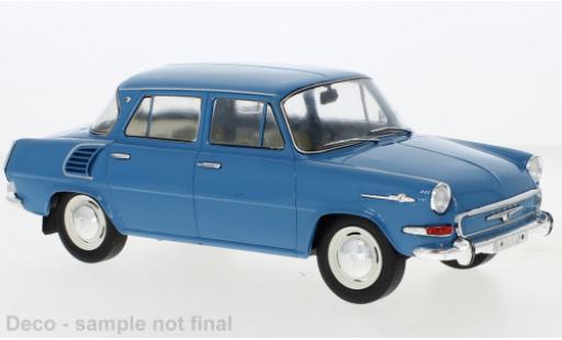 Modelauto Skoda 1000 Base MB blauw 1964 1/18 MCG