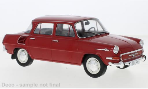 Modelauto Skoda 1000 Base MB rood 1964 1/18 MCG