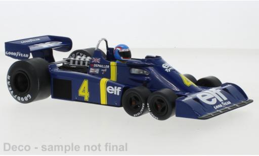 Modelauto Tyrrell P34 1976 No.4 Elf Team formule 1 GP Su&Atilde;&uml;de 1/18 MCG