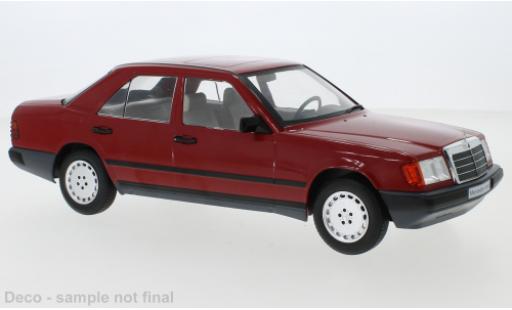 Modelauto Mercedes 260 Base E (W124) rood 1984 1/18 MCG