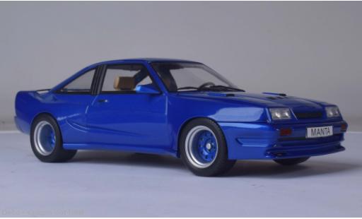 Modelauto Opel Manta B Mattig B matig metallic blauw 1991 1/18 MCG
