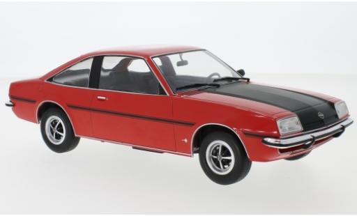 Modelauto Opel Manta B SR B rood/zwart 1975 1/18 MCG