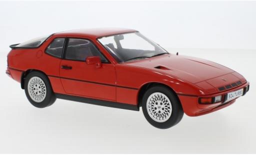 Modelauto Porsche 924 Turbo rood 1979 1/18 MCG
