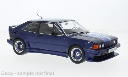 Modelauto Volkswagen Scirocco Rieger GTO metallic blauw 1980 1/18 MCG