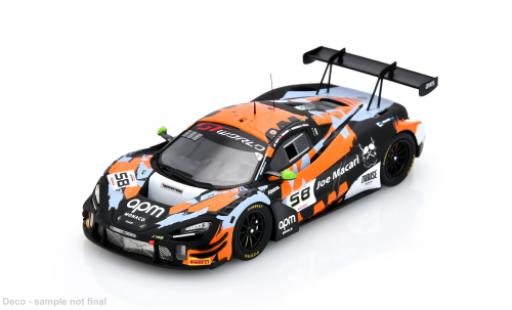 Modelauto McLaren 720 GT3 EVO S 24h Spa 2025 Garage 59 #58 A.Smalley/F.Schandorff 1/43 Spark