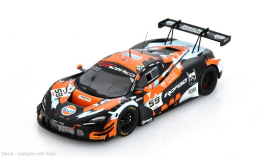 Modelauto McLaren 720 GT3 EVO S 24h Spa 2025 Garage 59 #59 J.Loake/M.Kirchh&Atilde;&para;fer 1/43 Spark