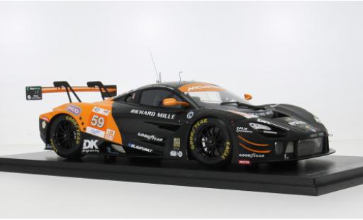 Modelauto McLaren 720 GT3 EVO S Le Mans 24h Le Mans 2024 United Autosports #59 G.Saucy/J.Cottingham 1/18 Spark