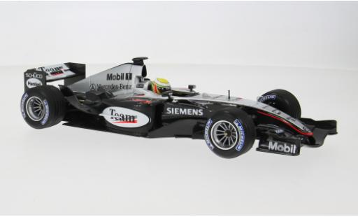 Modelauto Mercedes CLA 2004 McLaren MP4/19 formule 1 Silverstone 2004 West McLaren L.Hamilton 1/18 Minichamps