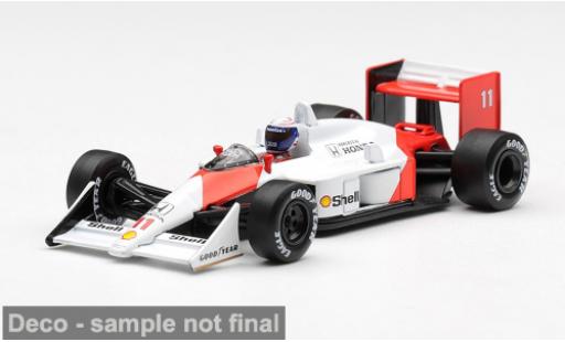 Modelauto McLaren MP4 MP4/4 formule 1 GP Canada 1988 #11 A.Prost 1/64 Mini GT