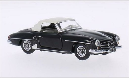 Mercedes 190 Base 1/43 Rio (W121 BII) zwart 1959 modelauto