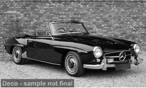 Modelauto Mercedes 190 Base SL (W121) zwart 1955 1/18 I Norev